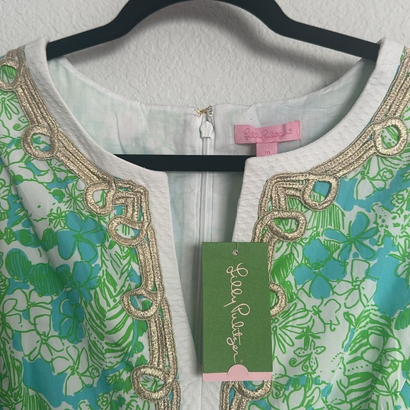 NWT Lilly Pulitzer limeade it’s a zoo Janice shift dress 10 - Picture 3 of 11